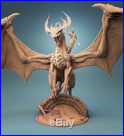 Ancient Green Dragon WithDruid Companion Resin Model Kit