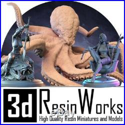 Ancient Green Dragon WithDruid Companion Resin Model Kit