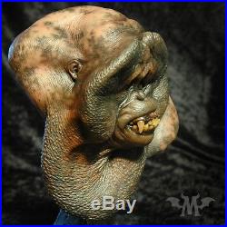 Andy Bergholtz Louie Orangutan Ape Translucent Resin Bust
