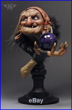 Andy Bergholtz Maleva The Spell Witch Translucent Resin Bust