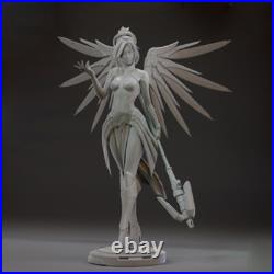 Angel Mercy 3D Print Garage Kit Figure Model Kit Unpainted Unassembled GK