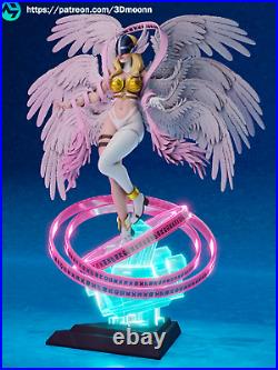 Angewomon Digimon 3D printed unpainted unassembled resin model kit