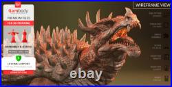 Anguirus Resin Sculpture Statue Model Kit Unpainted/Unassembled