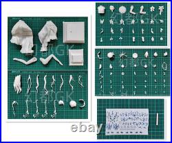 Anime Afternoon Tea Girl 1/7 Unpainted GK Models Unassembled Figures Resin Kits