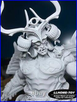 Anime Athena take spear and shield sit Resin 3D Print GK Kit Figure Unpainted