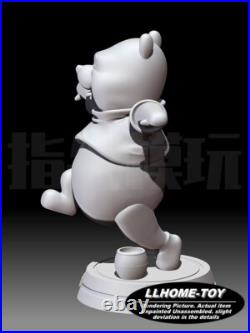 Anime Bear lovely plump stand happy Resin 3D Print GK Kit Figure Unpainted