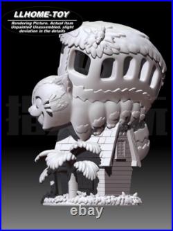 Anime Cat bus lovely Stand on the roof Resin 3D Print GK Kit Figure Unpainted