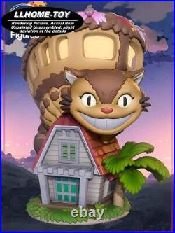 Anime Cat bus lovely Stand on the roof Resin 3D Print GK Kit Figure Unpainted