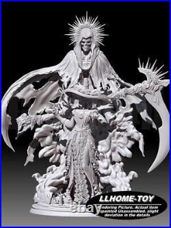 Anime Death bone countess Take the sickle Resin 3D Print GK Kit Figure Unpainted