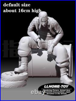 Anime Draken Handsome sitting Resin 3D Print GK Kit Figure DIY Model Unpainted
