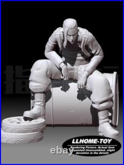 Anime Draken Handsome sitting Resin 3D Print GK Kit Figure DIY Model Unpainted