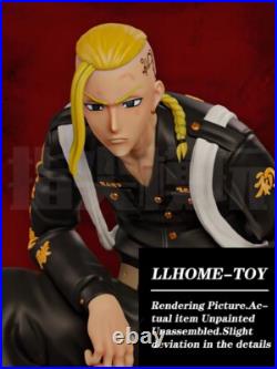 Anime Draken Handsome sitting Resin 3D Print GK Kit Figure DIY Model Unpainted