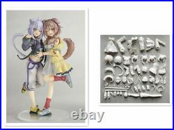 Anime Inugami Korone Nekomata Okayu 1/8 Unassembled Unpainted GK Model Resin Kit