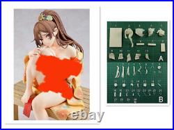 Anime Kaede Kirihara Beauty 1/6 Unpainted GK Model Unassembled Figure Resin Kits