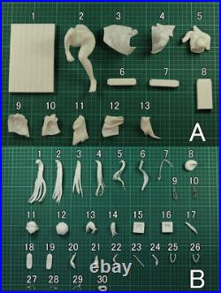 Anime Kaede Kirihara Beauty 1/6 Unpainted GK Model Unassembled Figure Resin Kits