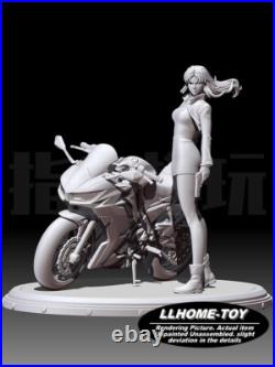 Anime Katsuragi Misato motorcycle hot Resin 3D Print GK Kit Figure Unpainted