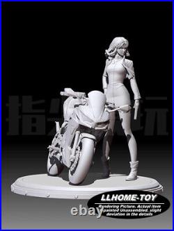 Anime Katsuragi Misato motorcycle hot Resin 3D Print GK Kit Figure Unpainted