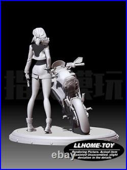 Anime Katsuragi Misato motorcycle hot Resin 3D Print GK Kit Figure Unpainted