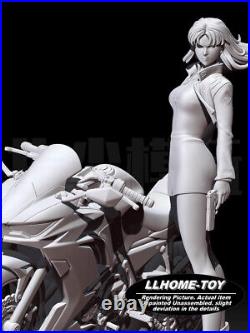 Anime Katsuragi Misato motorcycle hot Resin 3D Print GK Kit Figure Unpainted