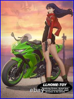 Anime Katsuragi Misato motorcycle hot Resin 3D Print GK Kit Figure Unpainted