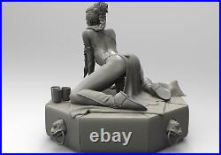 Anime Leia Organa Princess Unpainted GK Model 3D Printed Figures Resin Kit 21cmH