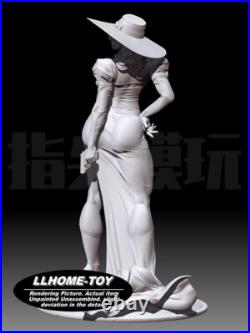 Anime Madam hot stand Take a Gun Resin 3D Print GK Kit Figure Model Unpainted