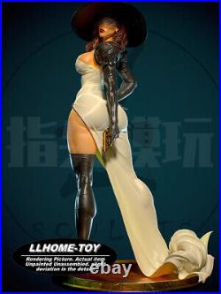 Anime Madam hot stand Take a Gun Resin 3D Print GK Kit Figure Model Unpainted