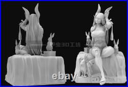 Anime My Hero Academia Mirko Figure Unpainted GK Model 3D Print Blank Resin Kits