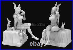 Anime My Hero Academia Mirko Figure Unpainted GK Model 3D Print Blank Resin Kits