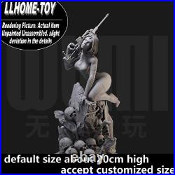 Anime Mystique Skulls Rifle Resin 3D Print GK Figure DIY Model Unpainted