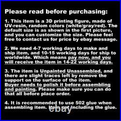 Anime Mystique Skulls Rifle Resin 3D Print GK Figure DIY Model Unpainted