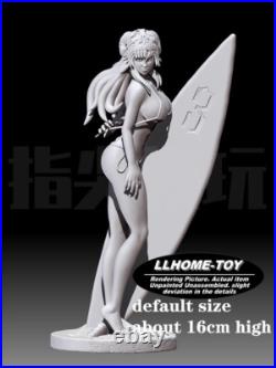 Anime Neliel Tu Oderschvank hot surfboard Resin 3D Print GK Kit Figure Unpainted