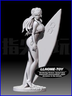 Anime Neliel Tu Oderschvank hot surfboard Resin 3D Print GK Kit Figure Unpainted