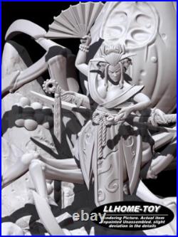 Anime Singsong girl-Spider warrior fight Resin 3D Print GK Kit Figure Unpainted