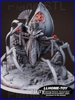 Anime Singsong girl-Spider warrior fight Resin 3D Print GK Kit Figure Unpainted