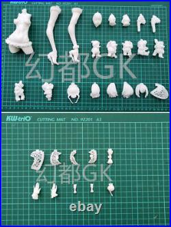 Anime Step-girl Snow Princess 1/6 Unassemble Figure Unpainted GK Model Resin Kit