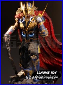 Anime movie God of Thunder Thor cloak fight Resin 3D Print GK Kit Figure DIY