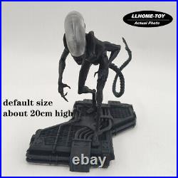 Anime movie Xenomorph Alien battle walking black Resin 3D Print GK Kit Figure