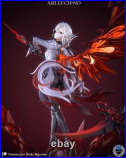 Arlecchino Genshin Painted 1/4 3D Printed 12K Figure Statue Resin Model Kit