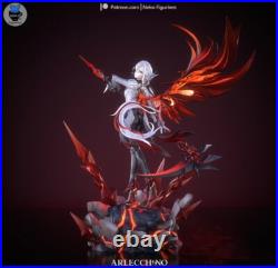 Arlecchino Genshin Painted 1/4 3D Printed 12K Figure Statue Resin Model Kit