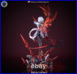 Arlecchino Genshin Painted 1/4 3D Printed 12K Figure Statue Resin Model Kit