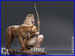 Artemis Diarama (300mm)/Goddess of The Hunt/3D Printed/Unpainted/GK/CA3DArt