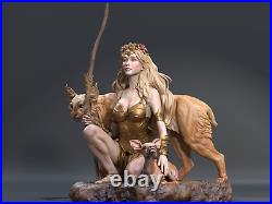 Artemis Diarama (300mm)/Goddess of The Hunt/3D Printed/Unpainted/GK/CA3DArt