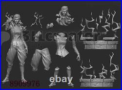Asami Sato 3D Printing Figure Unpainted Model Sculpture GK Blank Kit New Stock