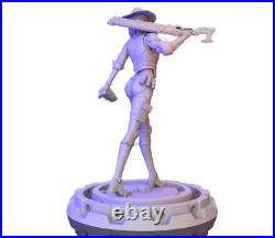 Ashe 3D Printed Model Unpainted Unassembled GK 16 Scale