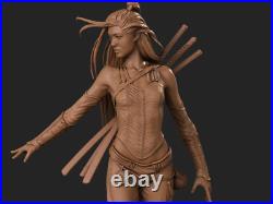 Asian Warrior resin scale model kit unpainted 3d print