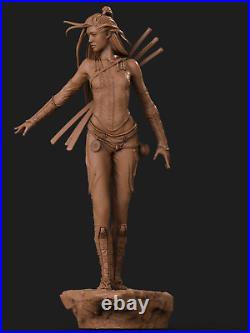 Asian Warrior resin scale model kit unpainted 3d print