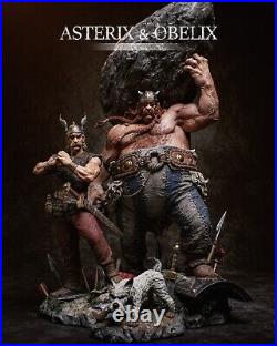 Astrix and Obelix Diorama (300mm)/3D Printed/Unpainted/Unassembled/CA3DArt