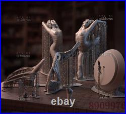Ballet Dancer 3D Printing Figure Unpainted Model GK Blank Kit Sculpture New