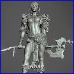 Barbarian Queen 1/8 1/6 1/4 3D Print Model Kit Unpainted Unassembled GK